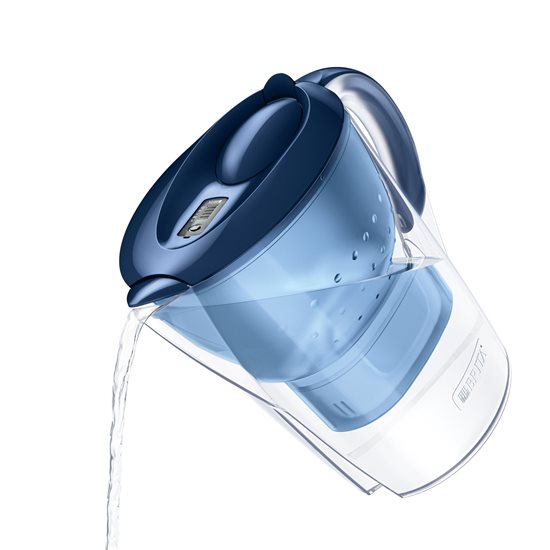 BRITA -  Marella XL vízszűrő kancsó 3,5L, kék + 2 db Maxtra+  vízszűrő patron