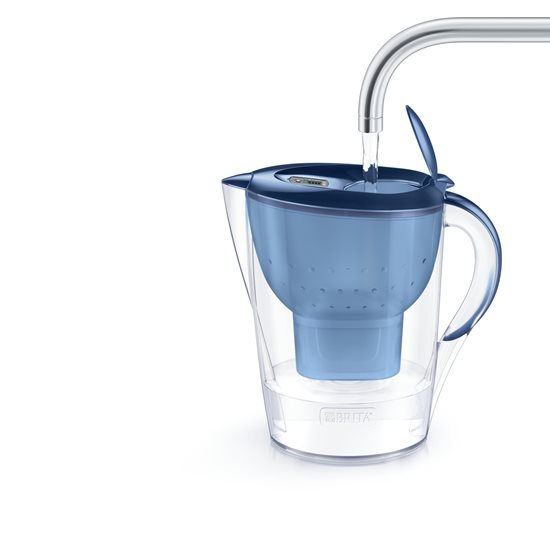 BRITA -  Marella XL vízszűrő kancsó 3,5L, kék + 2 db Maxtra+  vízszűrő patron