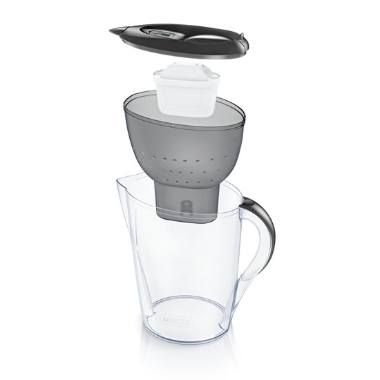 BRITA - 3.5 literes - szürke - Marella XL  vízszűrő kancsó, Maxtra+  szűrővel