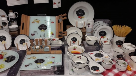 Nuova R2S üveg forgó tálaló 32cm