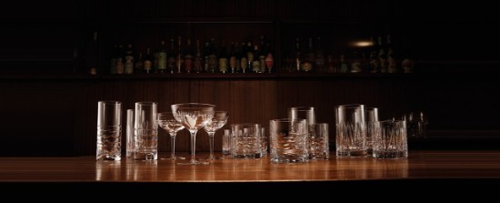 Schott Zwiesel - Dekanter és 2 whiskys pohár, kristályüveg, "Basic Bar Motion" 