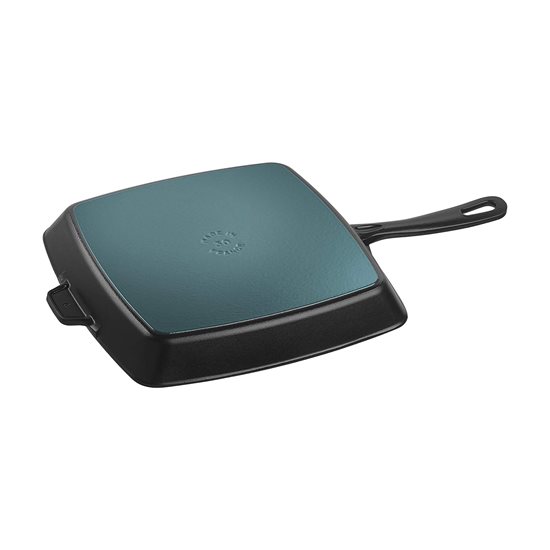 Staub Négyszögletes grillsütő 30 cm, Fekete