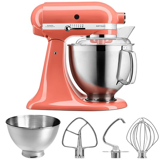 KitchenAid - Artisan Robotgép, 4.8L, 185-ös modell, Coral 