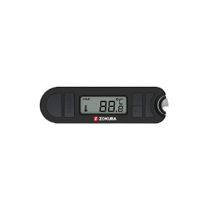 Konyhai hőmérő, üvegnyitóval ellátva, szine fekete –Zokura