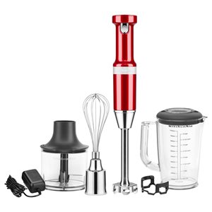 KitchenAid ~ "Candy Apple" - Artisan -  vezeték nélküli függőleges (akkus) botmixer