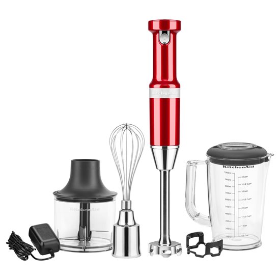 KitchenAid ~ "Candy Apple" - Artisan -  vezeték nélküli függőleges (akkus) botmixer