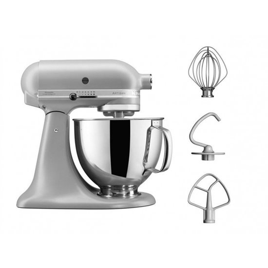 KitchenAid - Artisan Robotgép, 4.8L, 125-ös modell, Matte Grey