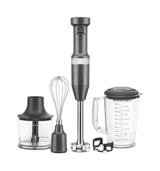 KitchenAid - 180W-os - Charcoal Grey - botmixer (3 az 1-ben turmixgép szett)