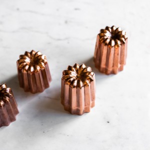 Cannelé sütőforma, réz, 4,5 cm - de Buyer