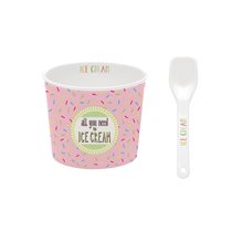 Nuova R2S Fagylaltos kehely "Ice Cream", rózsaszín