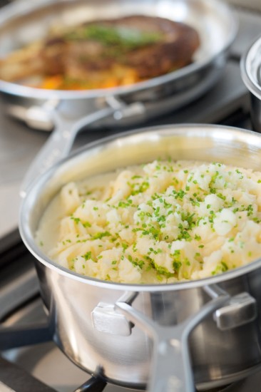 Serpenyő 5 rétegű, 28 cm, Ipari termékcsalád, rozsdamentes acél - Demeyere