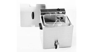 Elektromos olajsütő, 12L, MF 120 R olajleeresztő rendszerrel, 6400W - Roller Grill márka