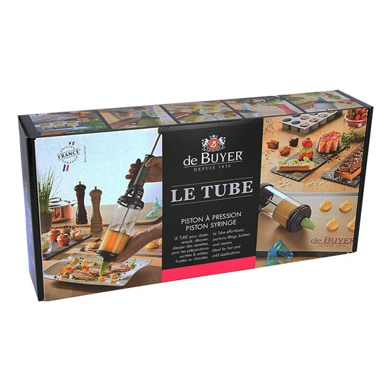 de Buyer -  "Le Tube" készlet  cukrászsütemény  díszítéshez