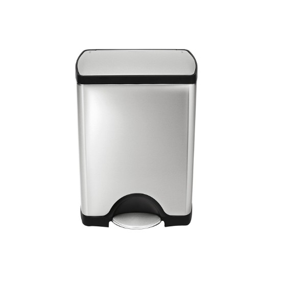 simplehuman Pedálos szemetes kosár, 30 l, acél