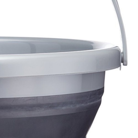 Összecsukható vödör "Smart Space", 9 L, polipropilén - a Kitchen Crafttól