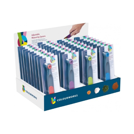 Colourworks Állítható mérőkanál, műanyag