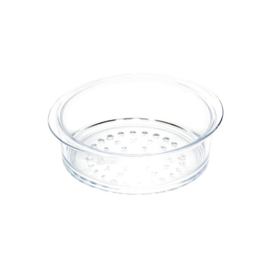 Perforált edény párolós sütéshez, 20 cm, üveg - AMT Gastroguss