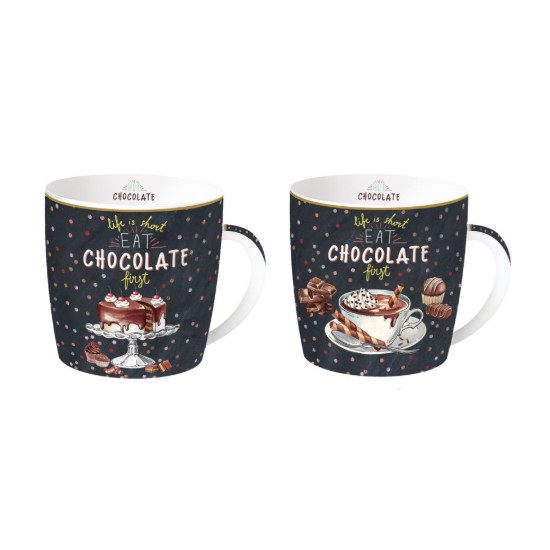 Nuova R2S "Hot Chocolate" 2 bögre 350 ml porcelán