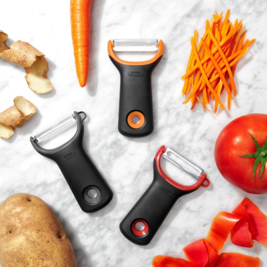 3 darabos zöldséghámozógép készlet, rozsdamentes acél, "Good Grips" - OXO