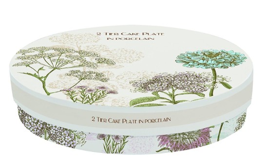 Nuova R2S botanika torta és sütemény kínáló tál szett