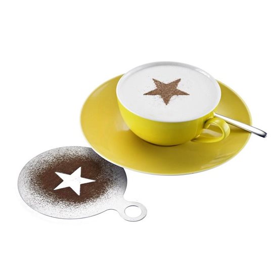 Westmark 3 darab  Cappuccino díszítő forma