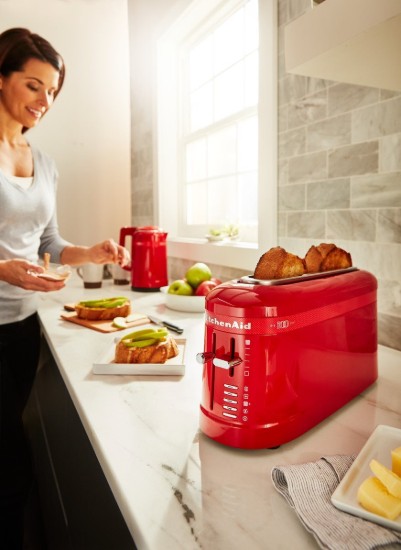 1 slot kenyérpirító a "Design" termékcsaládból, különkiadás, "Passion Red" - KitchenAid márka