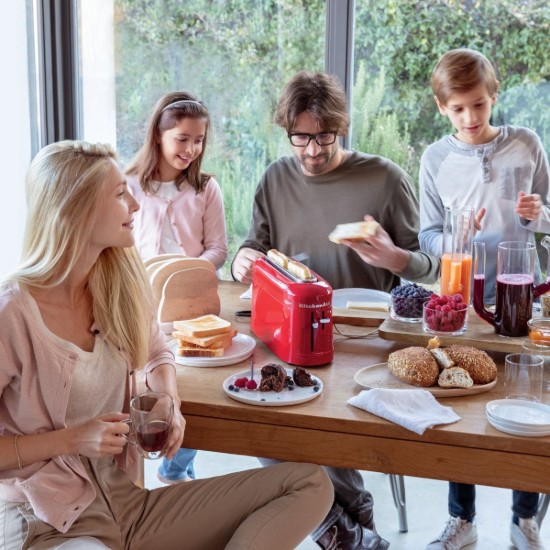 1 slot kenyérpirító a "Design" termékcsaládból, különkiadás, "Passion Red" - KitchenAid márka