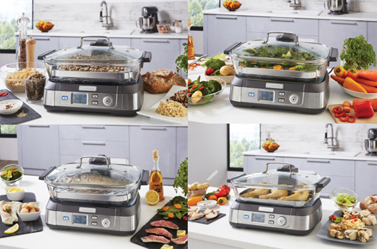 Cuisinart -  1875 W -os "Cook Fresh / Főzz Frissen" párológép