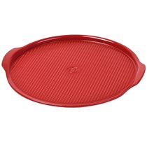 Emile Henry pizza tepsi 40 cm, piros
