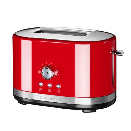 KitchenAid - Empire Red - 1200 W-os kézi vezérlésű 2 nyílásos kenyérpirító