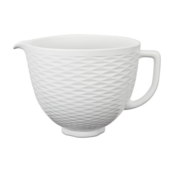 Kerámia tál, 4,7L, Embossed White  - KitchenAid