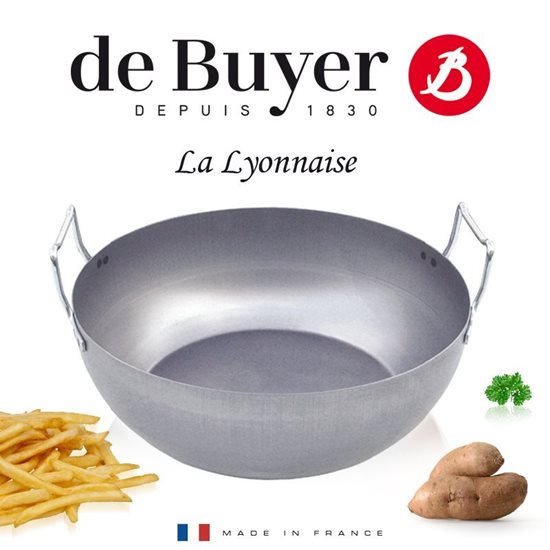 de Buyer - "La Lyonnaise" Mély serpenyő, 32cm/6L