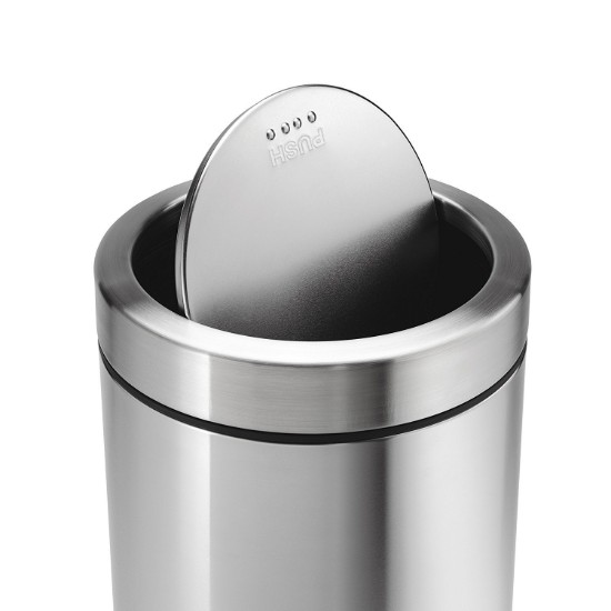 simplehuman szemetes, 55 L, rozsdamentes acél