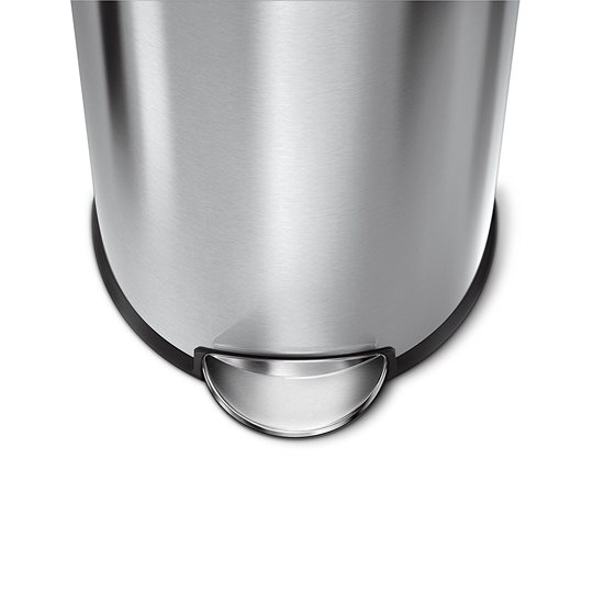 simplehuman pedálos szemetes rozsdamentes acél, 30 L, ezüst