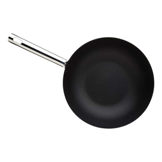 Wok serpenyő, 24 cm, szénacél - Kitchen Craft