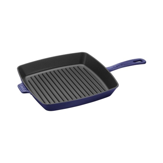 Staub Négyszögletes grillsütő 26 cm, Sötétkék