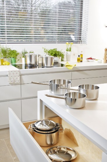 Demeyere lábas 14 cm/1 l, rozsdamentes acél, "Apollo"