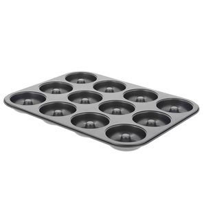 de Buyer 12 darabos mini-savarine sütőforma 34,3 x 26,2 cm acél