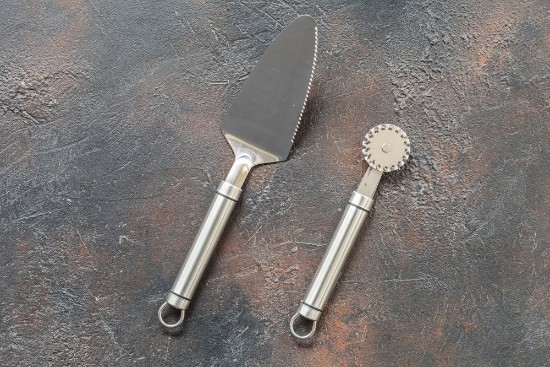 Kitchen Craft - 16 cm -es rozsdamentes acél görgős tésztaszeletelő