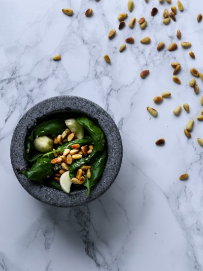 Kitchen Craft mozsár törővel, 12 cm, gránit, “MasterClass”