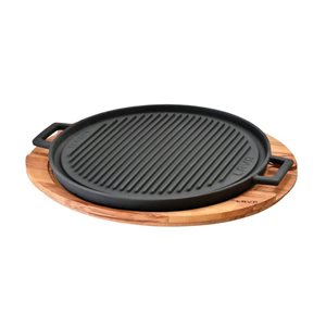 Lava öntvény grillsütő alátéttel 34 cm