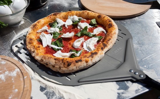 4 darabos pizzaszerszám-készlet, kihúzható nyéllel - Alfa