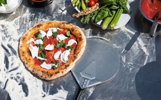 4 darabos pizzaszerszám-készlet, kihúzható nyéllel - Alfa