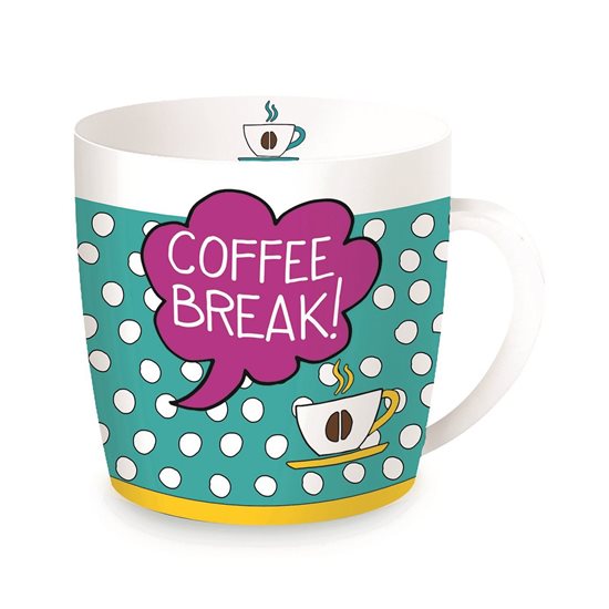 Porcelán bögre 350 ml "Coffee Break" - Nuova R2S