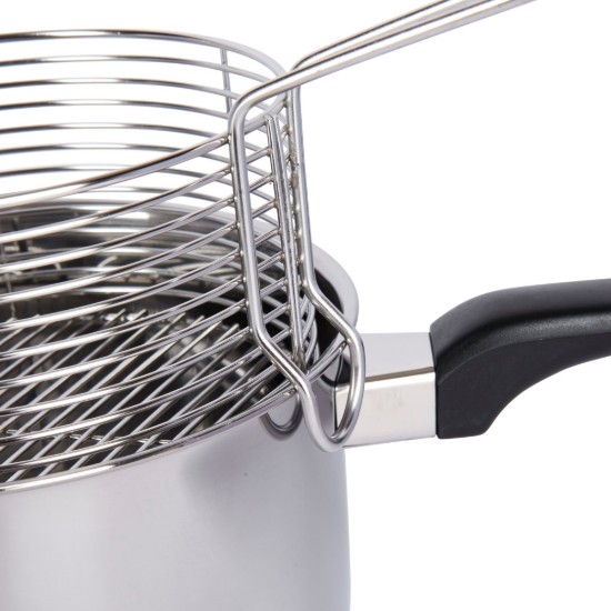 Lábas fedővel és sütőkosárral, 20cm/3 liter, rozsdamentes acél - Kitchen Craft - Kitchen Craft