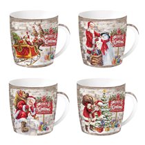 Nuova R2S - 350 ml -es "Christmas Time" porcelán bögre