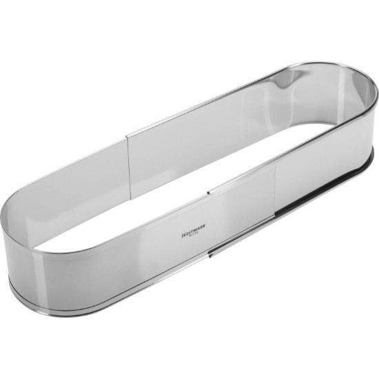 Westmark - 27-40 cm -es állítható; ovális rozsdamentes acél sütőforma