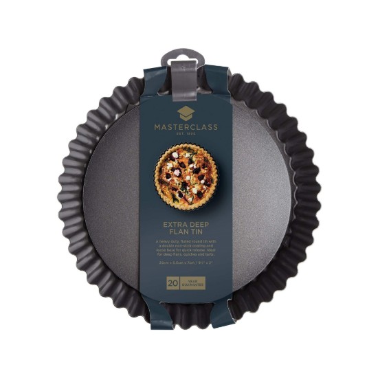 Kitchen Craft lepény sütő tepsi, 25 cm, acél, "MasterClass"