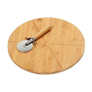 Kesper pizzafelszolgáló tál, bambusz  32 cm