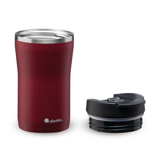 "Cafe Thermavac" hőszigetelt bögre, 250 ml, <<Burgundy Red>> - Aladdin